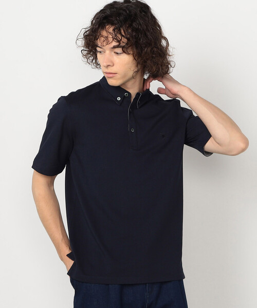 COMME CA ISM（コムサイズム）の「【接触冷感・吸水速乾】エンブレム ポロシャツ（ポロシャツ・メンズ・ホワイト/ブルー/グレー/ネイビー・LARGE/MEDIUM）」の17枚目の写真