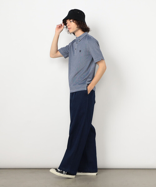 COMME CA ISM（コムサイズム）の「【接触冷感・吸水速乾】エンブレム ポロシャツ（ポロシャツ・メンズ・ホワイト/ブルー/グレー/ネイビー・LARGE/MEDIUM）」の18枚目の写真