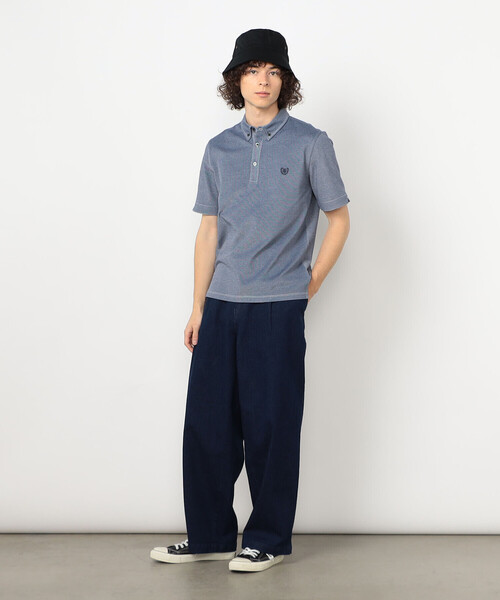 COMME CA ISM（コムサイズム）の「【接触冷感・吸水速乾】エンブレム ポロシャツ（ポロシャツ・メンズ・ホワイト/ブルー/グレー/ネイビー・LARGE/MEDIUM）」の19枚目の写真