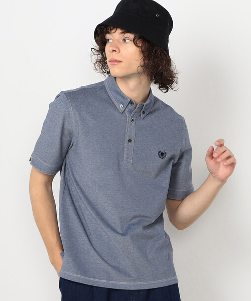 COMME CA ISM（コムサイズム）の「【接触冷感・吸水速乾】エンブレム ポロシャツ（ポロシャツ・メンズ・ホワイト/ブルー/グレー/ネイビー・LARGE/MEDIUM）」の20枚目の写真