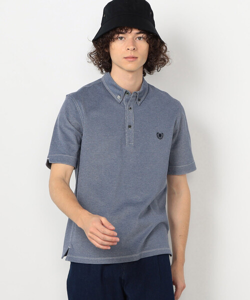 COMME CA ISM（コムサイズム）の「【接触冷感・吸水速乾】エンブレム ポロシャツ（ポロシャツ・メンズ・ホワイト/ブルー/グレー/ネイビー・LARGE/MEDIUM）」の21枚目の写真