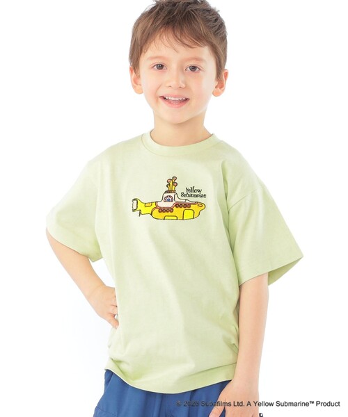 SHIPS(シップス)の「SHIPS KIDS:100~130cm /【THE BEATLES(ザ・ビートルズ)】半袖 Tシャツ(Tシャツ/カットソー・キッズ・ネイビー/ライトグリーン/オフホワイト/ライトブルー・110/100/120/130)」の3枚目の写真