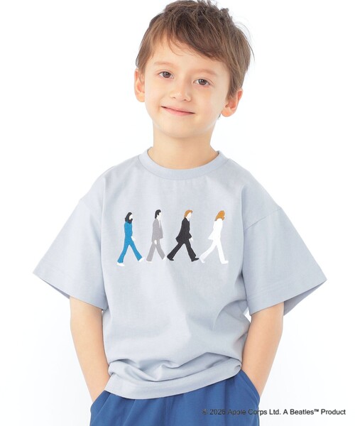 SHIPS(シップス)の「SHIPS KIDS:100~130cm /【THE BEATLES(ザ・ビートルズ)】半袖 Tシャツ(Tシャツ/カットソー・キッズ・ネイビー/ライトグリーン/オフホワイト/ライトブルー・110/100/120/130)」の4枚目の写真