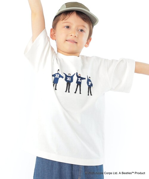 SHIPS(シップス)の「SHIPS KIDS:100~130cm /【THE BEATLES(ザ・ビートルズ)】半袖 Tシャツ(Tシャツ/カットソー・キッズ・ネイビー/ライトグリーン/オフホワイト/ライトブルー・110/100/120/130)」の6枚目の写真