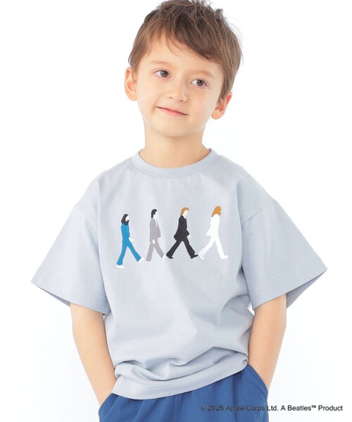 SHIPS(シップス)の「SHIPS KIDS:100~130cm /【THE BEATLES(ザ・ビートルズ)】半袖 Tシャツ(Tシャツ/カットソー・キッズ・ネイビー/ライトグリーン/オフホワイト/ライトブルー・110/100/120/130)」の20枚目の写真