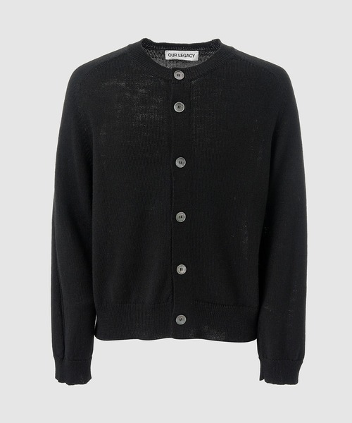 Our Legacy(アワーレガシー)の「OUR LEGACY TRUE CARDIGAN(カーディガン/ボレロ・メンズ・ブラック・46/44)」の1枚目の写真