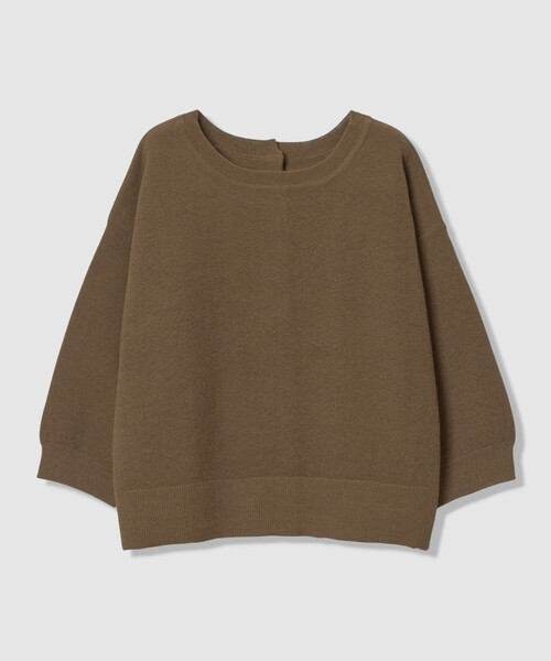 allureville（アルアバイル）の「リネンシャーベット2WAY プルオーバー（ニット/セーター・レディース・オフホワイト/ブルー/ピンク/ブラウン・2）」の2枚目の写真