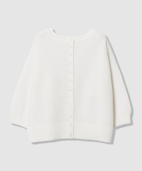 allureville（アルアバイル）の「リネンシャーベット2WAY プルオーバー（ニット/セーター・レディース・オフホワイト/ブルー/ピンク/ブラウン・2）」の5枚目の写真