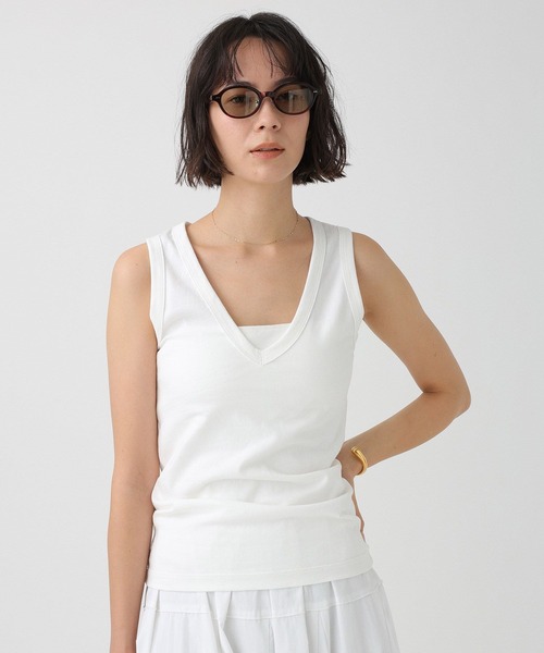 BABYLONE（バビロン）の「【onit】アメスリタンク（タンクトップ・レディース・ブラック/ホワイト・フリー）」の3枚目の写真