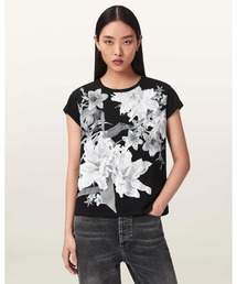 ALLSAINTS（オールセインツ）の「CRYSTAL ANNA FLORAL T-SHIRT | CRYSTAL ANNA フローラル Tシャツ（Tシャツ/カットソー）」