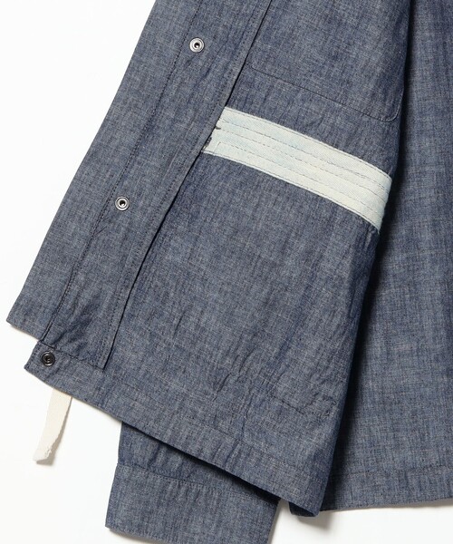 Barbour(バブアー)の「Barbour / Heritage+ MODIFIED WESTOE シャンブレー ジャケット(ブルゾン・メンズ・サックスブルー・SMALL/MEDIUM/LARGE)」の5枚目の写真