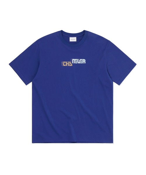 thisisneverthat(ディスイズネバーザット)の「Misalign Tee(Tシャツ/カットソー・メンズ・ロイヤルブルー/ブラック系その他・L/M/S/XL)」の2枚目の写真