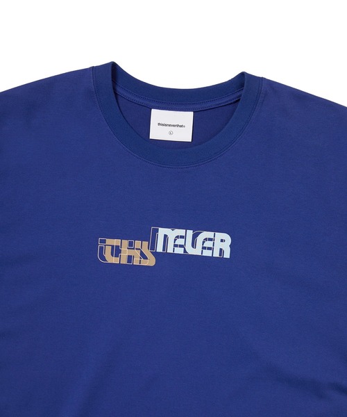 thisisneverthat(ディスイズネバーザット)の「Misalign Tee(Tシャツ/カットソー・メンズ・ロイヤルブルー/ブラック系その他・L/M/S/XL)」の5枚目の写真