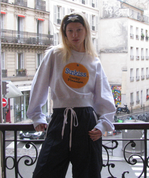LOTSYOU（ロッツユー）の「LOTSYOU_Sun Kiss Sweat Shirt Light Grey（スウェット・レディース・その他・OS）」の3枚目の写真