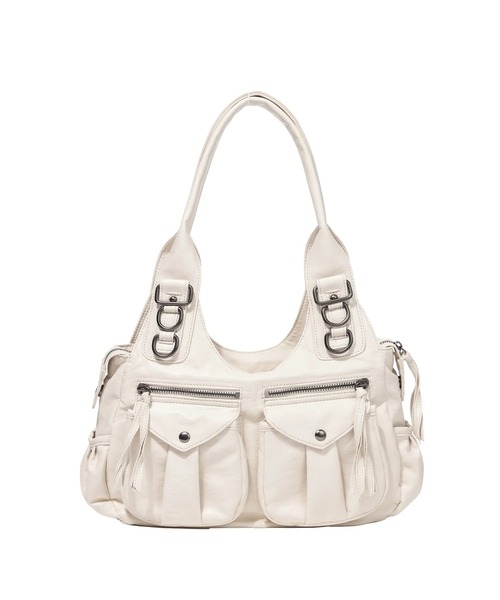 FANCY CLUB(ファンシークラブ)の「【日本未発売/WEB限定】FANCY CLUB(ファンシークラブ)/大容量 ショルダー トート ホーボーバッグ/RANMA HOBO BAG(ショルダーバッグ・レディース・アイボリー/ブラウン/ブラック・FREE)」の22枚目の写真