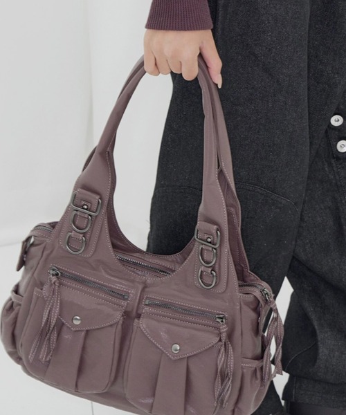 FANCY CLUB(ファンシークラブ)の「【日本未発売/WEB限定】FANCY CLUB(ファンシークラブ)/大容量 ショルダー トート ホーボーバッグ/RANMA HOBO BAG(ショルダーバッグ・レディース・アイボリー/ブラウン/ブラック・FREE)」の20枚目の写真