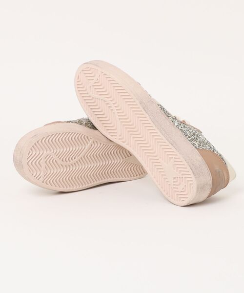 GOLDEN GOOSE（ゴールデングース）の「Ball Star レディース グリッター（シルバー） スエードパネル（ピンクベージュ）（スニーカー・レディース・ピンク系その他・37/39）」の6枚目の写真