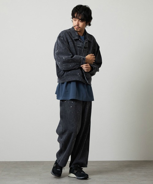 Lee（リー）の「SUPERSIZED ビッグシルエットカウボーイデニムパンツ/ギャラクティックウォッシュ セットアップ対応（デニムパンツ・メンズ・ブラック系その他・LARGE/MEDIUM）」の14枚目の写真