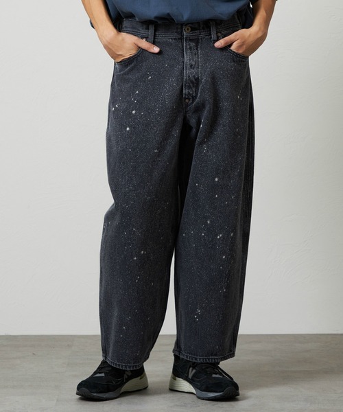 Lee（リー）の「SUPERSIZED ビッグシルエットカウボーイデニムパンツ/ギャラクティックウォッシュ セットアップ対応（デニムパンツ・メンズ・ブラック系その他・LARGE/MEDIUM）」の2枚目の写真