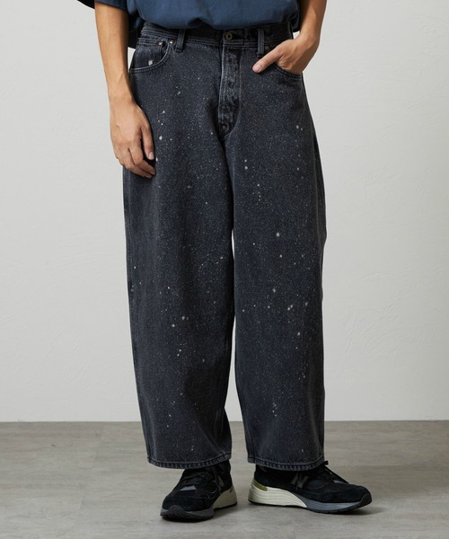 Lee（リー）の「SUPERSIZED ビッグシルエットカウボーイデニムパンツ/ギャラクティックウォッシュ セットアップ対応（デニムパンツ・メンズ・ブラック系その他・LARGE/MEDIUM）」の3枚目の写真