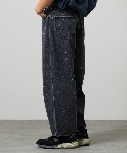 Lee（リー）の「SUPERSIZED ビッグシルエットカウボーイデニムパンツ/ギャラクティックウォッシュ セットアップ対応（デニムパンツ・メンズ・ブラック系その他・LARGE/MEDIUM）」の4枚目の写真