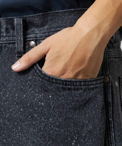 Lee（リー）の「SUPERSIZED ビッグシルエットカウボーイデニムパンツ/ギャラクティックウォッシュ セットアップ対応（デニムパンツ・メンズ・ブラック系その他・LARGE/MEDIUM）」の10枚目の写真