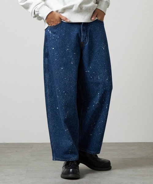 Lee（リー）の「SUPERSIZED ビッグシルエットカウボーイデニムパンツ/ギャラクティックウォッシュ セットアップ対応（デニムパンツ・メンズ・ブラック系その他・LARGE/MEDIUM）」の17枚目の写真