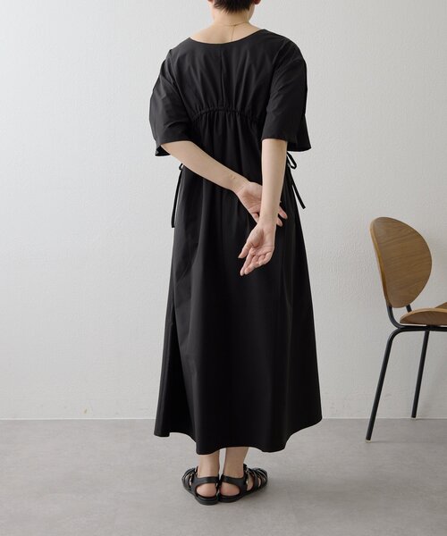 ear PAPILLONNER(イアパピヨネ)の「ドロストワンピース【SUM1 STYLE】(ワンピース・レディース・ブラック/レッド/パープル・FREE)」の6枚目の写真