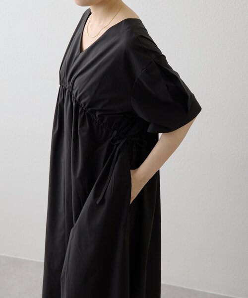ear PAPILLONNER(イアパピヨネ)の「ドロストワンピース【SUM1 STYLE】(ワンピース・レディース・ブラック/レッド/パープル・FREE)」の8枚目の写真
