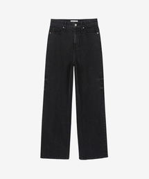 DOMINGO WASHED DENIM PANTS BLACK