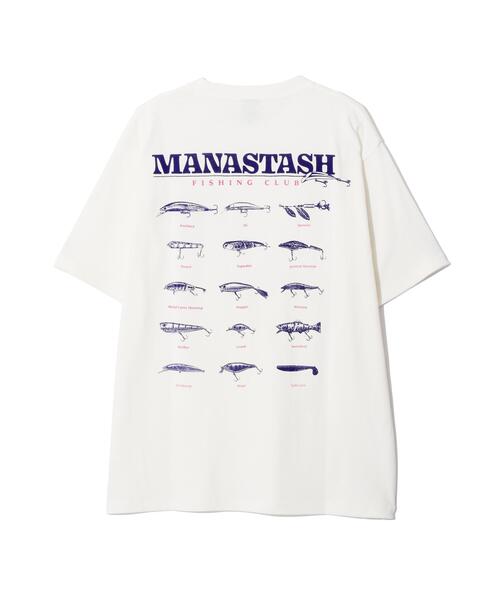 MANASTASH(マナスタッシュ)の「MANASTASH/マナスタッシュ/HEMP TEE LURE(Tシャツ/カットソー・メンズ・ブラック/ホワイト/ライム・XL/L/S/M)」の1枚目の写真