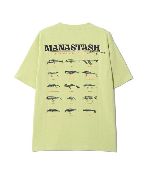 MANASTASH(マナスタッシュ)の「MANASTASH/マナスタッシュ/HEMP TEE LURE(Tシャツ/カットソー・メンズ・ブラック/ホワイト/ライム・XL/L/S/M)」の3枚目の写真