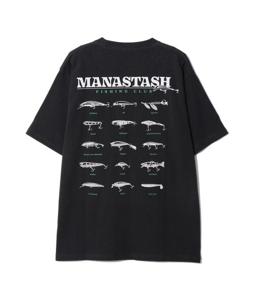 MANASTASH(マナスタッシュ)の「MANASTASH/マナスタッシュ/HEMP TEE LURE(Tシャツ/カットソー・メンズ・ブラック/ホワイト/ライム・XL/L/S/M)」の2枚目の写真