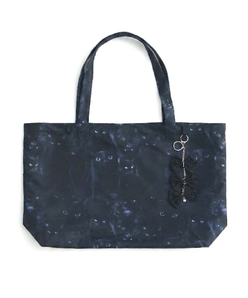 MOIREMOA(モアレモア)の「Midnight Feline Big Bag-Black(エコバッグ/サブバッグ・レディース・その他・FREE)」の1枚目の写真