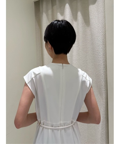 ESTNATION(エストネーション)の「ESTNATION / ワイドタックオールインワン(つなぎ/オールインワン・レディース・ブラック/オフホワイト・38/36)」の12枚目の写真