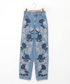 CLANE/クラネ】FLOWER EMBROIDERY PANTS/フラワーエンブロイダリー