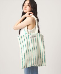 BONGUSTA（ボングスタ）の「＜BONGUSTA＞トートバッグ（ストライプ）（トートバッグ）」