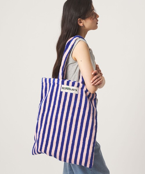 BONGUSTA＞トートバッグ（ストライプ）（トートバッグ）｜BONGUSTA
