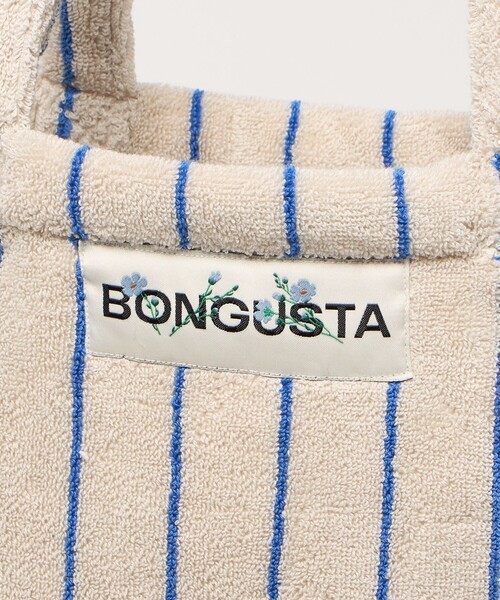 BONGUSTA(ボングスタ)の「<BONGUSTA>トートバッグ(ストライプ)(トートバッグ・レディース・ホワイト/ブラウン系/クリーム/コバルトブルー/イエロー/ワイン/ベージュ・FREE)」の14枚目の写真