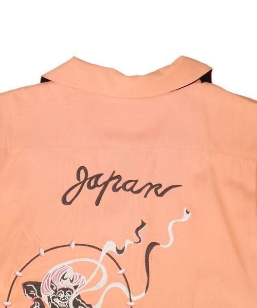 HOUSTON(ヒューストン)の「【UT207】【HOUSTON/ヒューストン】FUUJIN & RAIJIN SOUVENIR SHIRT 41278(シャツ/ブラウス・メンズ・ブラック/オレンジ・LARGE)」の19枚目の写真
