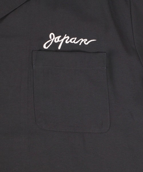 HOUSTON(ヒューストン)の「【UT207】【HOUSTON/ヒューストン】FUUJIN & RAIJIN SOUVENIR SHIRT 41278(シャツ/ブラウス・メンズ・ブラック/オレンジ・LARGE)」の8枚目の写真