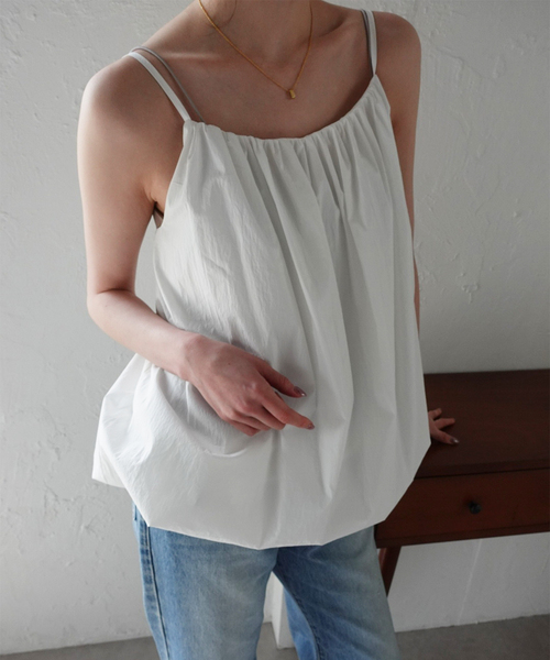 Noble（ノーブル）の「【洗える】le / ル SHIRRING BALLON BLOUSE（シャツ/ブラウス・レディース・ブラック/ホワイト・FREE）」の17枚目の写真