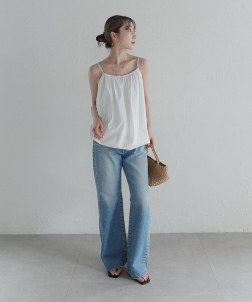 Noble（ノーブル）の「【洗える】le / ル SHIRRING BALLON BLOUSE（シャツ/ブラウス・レディース・ブラック/ホワイト・FREE）」の16枚目の写真