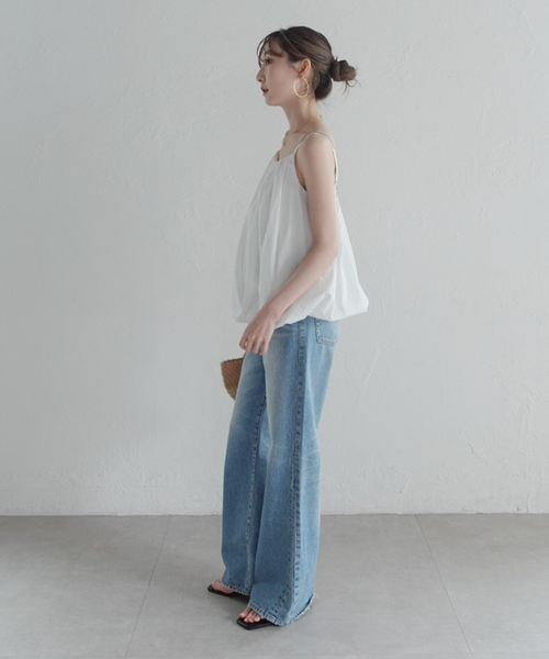 Noble（ノーブル）の「【洗える】le / ル SHIRRING BALLON BLOUSE（シャツ/ブラウス・レディース・ブラック/ホワイト・FREE）」の15枚目の写真