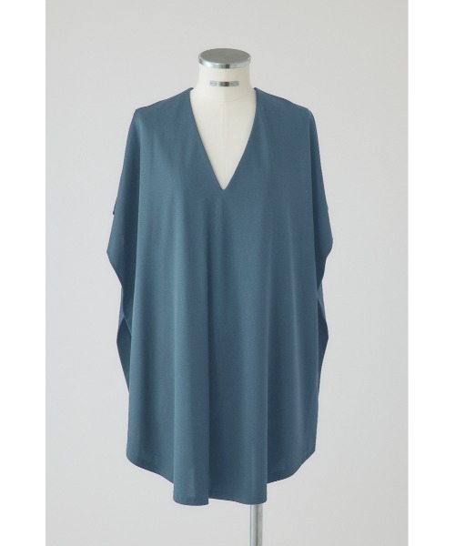 RIM.ARK(リムアーク)の「Relaxed flap tops リラックスド フラップ トップス(Tシャツ/カットソー・レディース・ブルー/ホワイト/ネイビー/ブラック・FREE)」の4枚目の写真