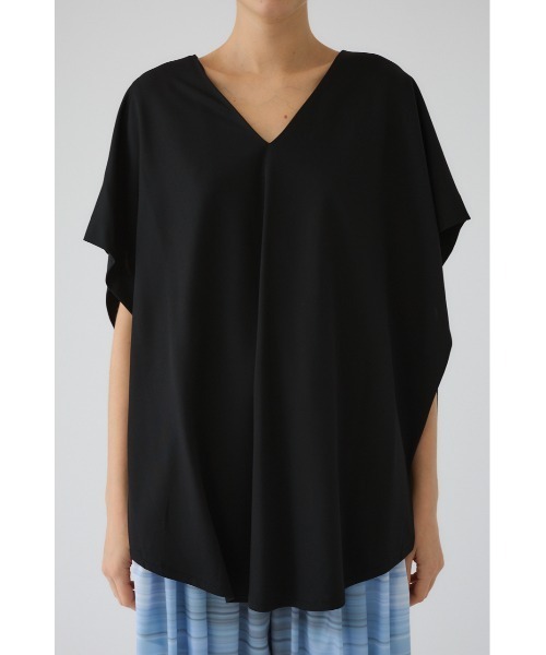 RIM.ARK(リムアーク)の「Relaxed flap tops リラックスド フラップ トップス(Tシャツ/カットソー・レディース・ブルー/ホワイト/ネイビー/ブラック・FREE)」の15枚目の写真