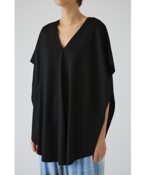 RIM.ARK(リムアーク)の「Relaxed flap tops リラックスド フラップ トップス(Tシャツ/カットソー・レディース・ブルー/ホワイト/ネイビー/ブラック・FREE)」の16枚目の写真