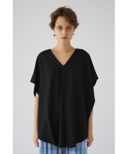 RIM.ARK(リムアーク)の「Relaxed flap tops リラックスド フラップ トップス(Tシャツ/カットソー・レディース・ブルー/ホワイト/ネイビー/ブラック・FREE)」の11枚目の写真