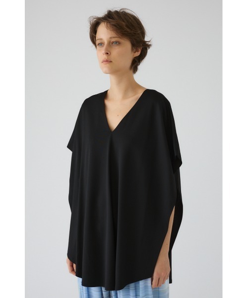RIM.ARK(リムアーク)の「Relaxed flap tops リラックスド フラップ トップス(Tシャツ/カットソー・レディース・ブルー/ホワイト/ネイビー/ブラック・FREE)」の12枚目の写真