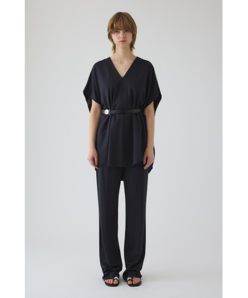 RIM.ARK(リムアーク)の「Relaxed flap tops リラックスド フラップ トップス(Tシャツ/カットソー・レディース・ブルー/ホワイト/ネイビー/ブラック・FREE)」の18枚目の写真